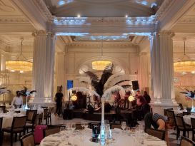 feather centrepieces andaz london4